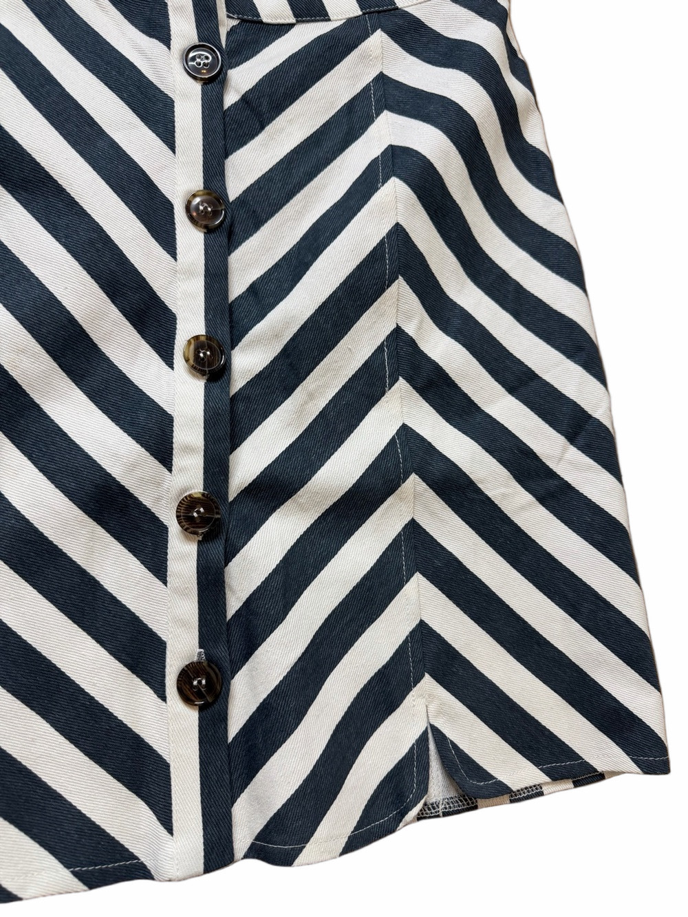 NWT Listicle Black & White Striped Skirt Size Small - Picture 5 of 13